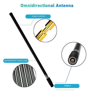Venta caliente Omni Direccional 40cm 60cm Heavy Duty Car 3.5dbi 5dbi Antena de resorte Antena exterior de fibra de vidrio Mimo FRP <span class=keywords><strong>Detector</strong></span> - Product Image 3
