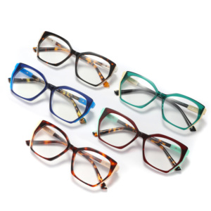 Vente en gros <span class=keywords><strong>de</strong></span> lunettes à la mode, lunettes <span class=keywords><strong>de</strong></span> luxe faites à la main, monture optique combinée en acétate avec logo personnalisé rétro, à un <span class=keywords><strong>prix</strong></span> exceptionnel - Product Image 4