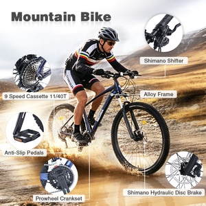 Bicicleta de Montaña MEGHNA con Cuadro de Aleación de 29 Pulgadas, 18 Velocidades, <span class=keywords><strong>Frenos</strong></span> de Disco Hidráulicos, Ligera y con Acabado Suave - Product Image 5