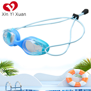Lunettes de natation pour enfants, nouvelle corde élastique, silicone imperméable, anti-buée, lentille PC haute définition, unisexe - Product Image 6
