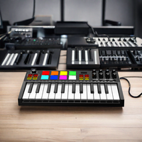 Harga Grosir Keyboard Controller Mini Piano Drum Pad Studio Portable Warna-warni 25 Tombol USB Midi Keyboard Controller