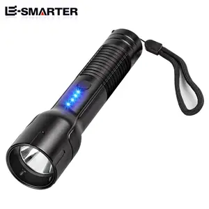 Output 26550 18650 4000Ma Battery Rechargeable 1500 Lumens Ip54 P70 Aluminum Led Flashlight Torch
