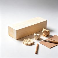 Bloc de bois de balsa brut 100 % écologique pour la sculpture, le dégrossissage et la création de becs d'oiseaux