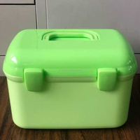 Conteneur d'emballage de boîte à lunch vintage imprimé personnalisé portable avec poignée