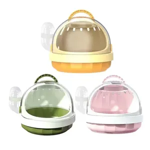 Transportín para Mascotas Pequeñas, Bebedero, Jaula <span class=keywords><strong>de</strong></span> Viaje para Hámster, Bolsa para Conejillo <span class=keywords><strong>de</strong></span> Indias, Erizo, Accesorios para <span class=keywords><strong>Hurones</strong></span>, Estuche <span class=keywords><strong>de</strong></span> Viaje Portátil - Product Image 2