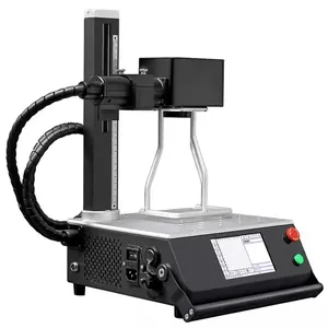 Raycus MAX Portable Mini Fiber Laser Marking Machine 20W Fiber Laser for Metal Cards Engraving 10 Days After Payment Air-cooled