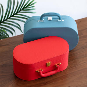 Étui de voyage en cuir personnalisé pour Dy-son <span class=keywords><strong>Airwrap</strong></span>, boîte cadeau ovale, emballage pour cadeaux de vin et de bonbons, boîte de rangement vide - Product Image 4