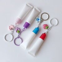 Tube à presser rose de 8g/15g de capacité Tube à lèvres brillant à lèvres vide crème à lèvres conteneur d'essence pour lèvres logo personnalisé pour emballage cosmétique