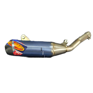 أنبوب عادم FMF حجم مخصص YZ450F/YZ250F جديد 51 من الفولاذ الكربوني المصنوع من ألياف الكربون المقاوم للصدأ من ألياف الكربون المعدلة لهب العادم