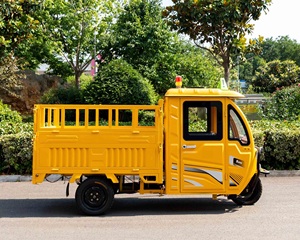 Chinese Manufacture <strong>3</strong> Wheel Cargo <strong>Tricycle</strong> Electric <strong>Tricycle</strong> Two Seats Electric Dump Truck With <strong>Closed</strong> <strong>Cabin</strong> - Product Image 5