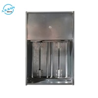 Clapet coupe-flamme en acier galvanisé pour système de conduits HVAC