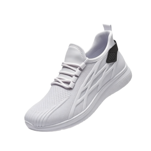 Zapatillas <span class=keywords><strong>Bernal</strong></span> para mujer con cordones, antideslizantes, ligeras, informales, transpirables, para caminar, trabajar, ir de compras, viajar (negro completo 8.5) - Product Image 1