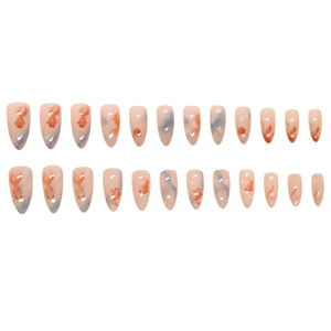 Puntas <span class=keywords><strong>de</strong></span> <span class=keywords><strong>Uñas</strong></span> <span class=keywords><strong>de</strong></span> Gel para <span class=keywords><strong>Niñas</strong></span>, Diseño <span class=keywords><strong>de</strong></span> Pez Dorado <span class=keywords><strong>de</strong></span> Verano, Removibles, Usables, 24 Piezas, Estilo Ins - Product Image 5