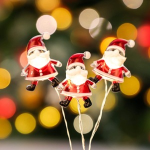 Christmas <b>LED</b> String <b>Lights</b> Snowman Candy Cane Tree Decorations Warm White Indoor Outdoor Holiday Lighting Accept Customiztion - Product Image 2