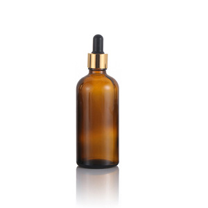 Frosted Essential Oil Glass <b>Bottle</b> 5 100ml With <b>Dropper</b> Recyclable Custom Logo Printing - Product Image 1