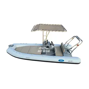 리브 보트 hedia 480 스포츠 하이팔론 세미 경질 알루미늄 선체 barco de aluminio 16ft 판매