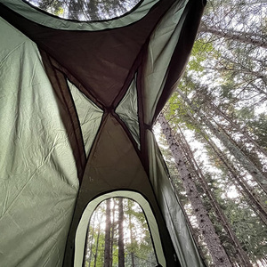 Lettino da campeggio portatile rialzato per 1/2 persone materasso ad aria spessa da esterno pieghevole lettino da campeggio - Product Image 3