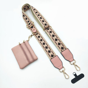 New Arrival Crossbody Cell Phone Strap with Zippered Pouch Clip and Go Strap Adjustable Phone <b>Lanyard</b> Neck Straps - Product Image 6