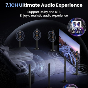 HDMI Chuyển Đổi Với 7.1 Âm Thanh Vắt 8k60hz Video Vượt Qua Kỹ Thuật Số Quang Đồng Trục Analog 3.5Mm Âm Thanh Dts Cho TV Box Chiếu 5V - Product Image 4