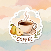 Autocollant adhésif en PVC avec logo personnalisé, étiquettes de café imprimées UV auto-adhésives, étiquettes d'emballage pour sachets de café
