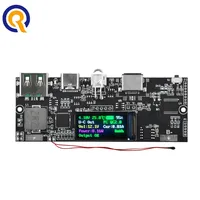 Module d'alimentation mobile à charge ultra-rapide bidirectionnelle avec écran couleur PD 22,5W, carte mère DIY pour température/circuit 5V 4,5A