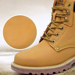 ขายตรงจากโรงงาน รองเท้าบูทนิรภัยกันทะลุ ปรับแต่งได้ ขายส่ง แฟชั่นใหม่ รองเท้าหัวเหล็กน้ำหนักเบา หนังแท้ สำหรับผู้ชาย - Product Image 1