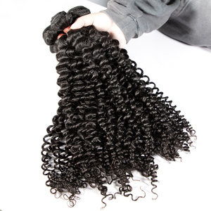 GS Wholesale 100 Paquets de cheveux humains Paquets de cheveux brésiliens vierges pour femmes noires, Kinky Curly avec Lace Front Closure Vendeur - Product Image 2