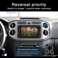 Reproductor de DVD para coche para VW reproductor Multimedia 2 Din 7 pulgadas pantalla táctil Radio de coche Android MP5 reproductor estéreo de coche con función GPS BT