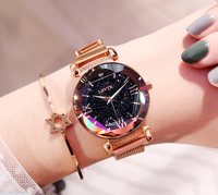 Mode femmes montres 2024 meilleure vente Star Sky montre de luxe or Rose femmes montres à Quartz