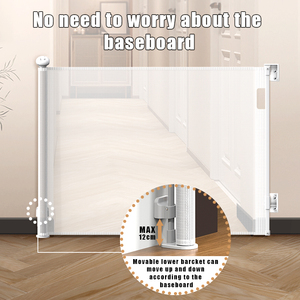 Prodigy SG021 rétractable bébé sécurité porte maille porte porte largeur 55 po pour cuisine escalier bébé épreuvage pour la Protection - Product Image 3