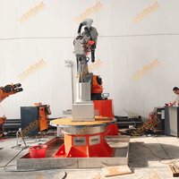 Machine de gravure et de fraisage CNC pour pierre, granit et marbre avec cadre haute rigidité, bras robotisé 7 axes et moteur