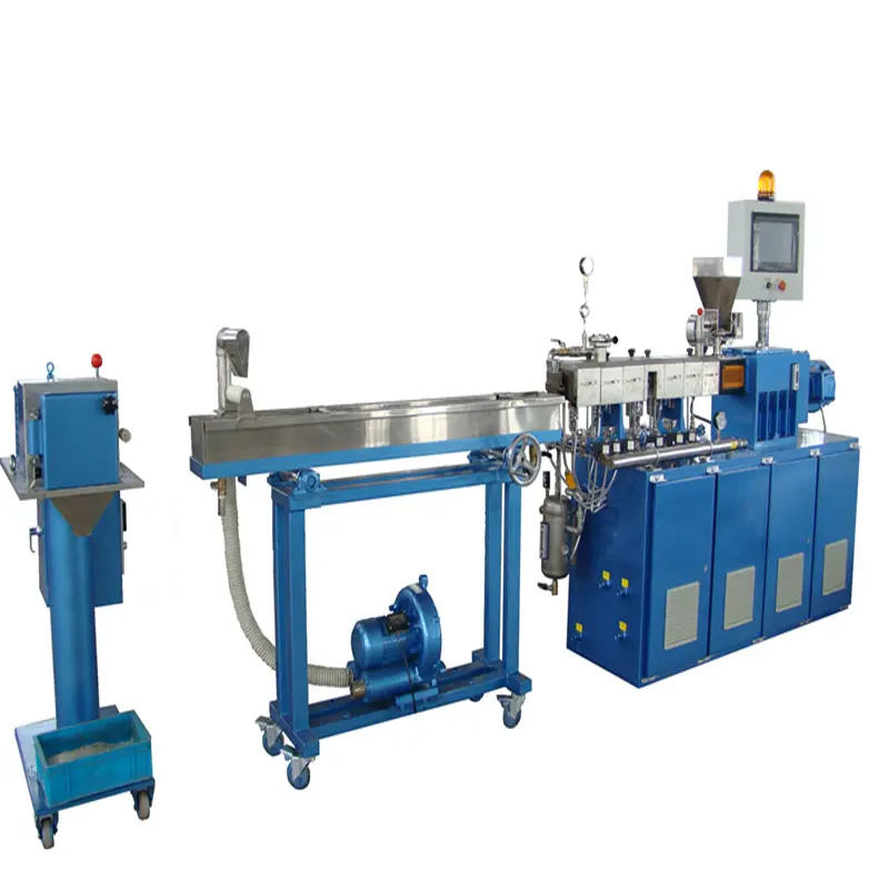 Hot Selling Mini Plastic Extruder Machine Lab Twin Screw Extruder Production Line