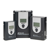 Contrôleur solaire MPPT pour usage domestique, entrée PV automatique 12/24 Volts, 10A, 20A, 30A, 40A
