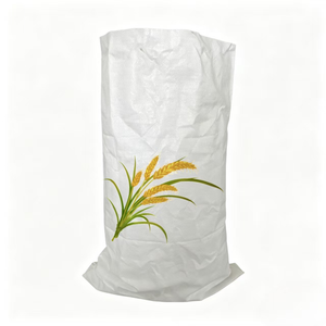 Sacos de polipropileno blancos fabricados en China para empacar patatas/frutas, productos agrícolas, bolsas de plástico vacías de 50 kg para supermercado - Product Image 1