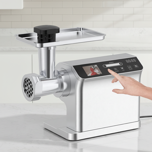 Picadora de Carne Automática para el Hogar de Alta Eficiencia con Motor de CA de 600W, Carcasa de Acero Inoxidable, Pantalla Táctil Completa y Gran Pantalla TFT - Product Image 3
