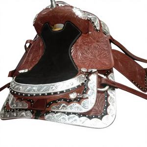 Silla de Montar Inglesa de Cuero Genuino Hecha a Mano, con Estructura de Madera Resistente y Herrajes de Acero Inoxidable SUS304, Colores Personalizables y Sostenibles - Product Image 1