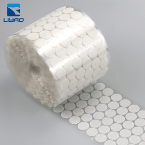 Adesivi adesivi a gettone con gancio autoadesivo per impieghi personalizzati ecologici con retro doppio lato colla con cinturino a toppe quadrate - Product Image 2