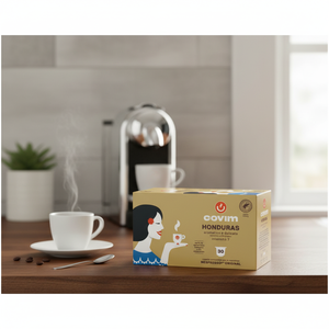 30 Capsule Covim Honduras Auto-Proteggenti Compatibili Nespresso [0,16 g/Capsula] per Macchine Monodose Manuali - Product Image 3