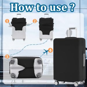 Custom Luggage Cover Personalized Luggage Cover Add Your Own Name Photo Text Double-Sided Travel <b>Suitcase</b> Case Protector - Product Image 4