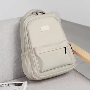 Sac à dos scolaire durable OEM ODM pour étudiants, sac à bandoulière de grande capacité de couleur unie pour le lycée, l'université et les voyages - Product Image 2