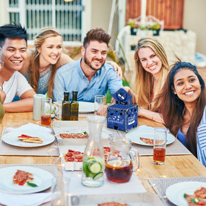 Boîte Cadeau Surprise DAMAI pour la Remise des Diplômes, Boîte Cadeau Explosive pour l'Argent, Boîte Cadeau Argentée Bleue et Dorée, Idée Cadeau Argenté pour la Remise des Diplômes - Product Image 2