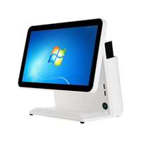 Sistema POS HONGKAI T6 con Windows/Android para Restaurante/Supermercado, Pantalla de 15/15.6 Pulgadas, Wi-Fi 6 y Bluetooth 5.2, Superventas