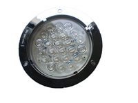 12 voltios 24 voltios 24 LED Coche Luces traseras redondas Luz de señal de giro ATV Reflectores LED Indicador de camión Luces de advertencia