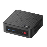 BOSGAME E4 Mini Bilgisayar AMD Ryzen 5 3550H 16GB DDR4 512GB PCIe SSD Çift RJ45 4K Üçlü Ekran USB-C 3.2 Wi-Fi 5/BT 5.0