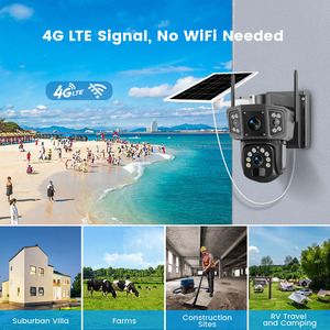 Factory Wholesale 4G Solar Powered CCTV <strong>Security</strong> <strong>Camera</strong> Built-in 8000mAh <strong>Battery</strong> with 4G Solar Panel for Outdoor Surveillance - Product Image 5
