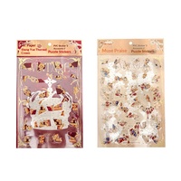 Autocollants décoratifs en PVC doré OEM, série illustrée de bijoux, autocollants adhésifs découpés à la forme, série complète de films.