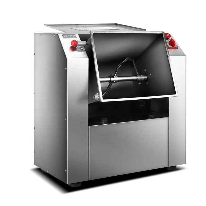 Коммерческое пекарское оборудование 15 кг, горизонтальный спиральный миксер для теста для хлеба