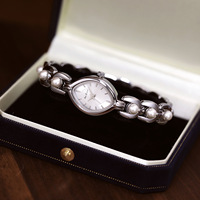 Montre analogique de luxe vintage pour femme 2025 – Mouvement à quartz Citizen haut de gamme, bracelet en alliage, acier inoxydable, cadran 30 mm