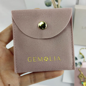 Custom Velvet <b>Gift</b> Pouch Bag Suede <b>Envelope</b> Jewelry Packaging for Jewelry Bag Pouch - Product Image 3