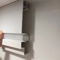 Luminaire linéaire double à montage en surface pour plafond, idéal pour salon, chambre, éclairage de plafond encastré, barre lumineuse rigide en plâtre